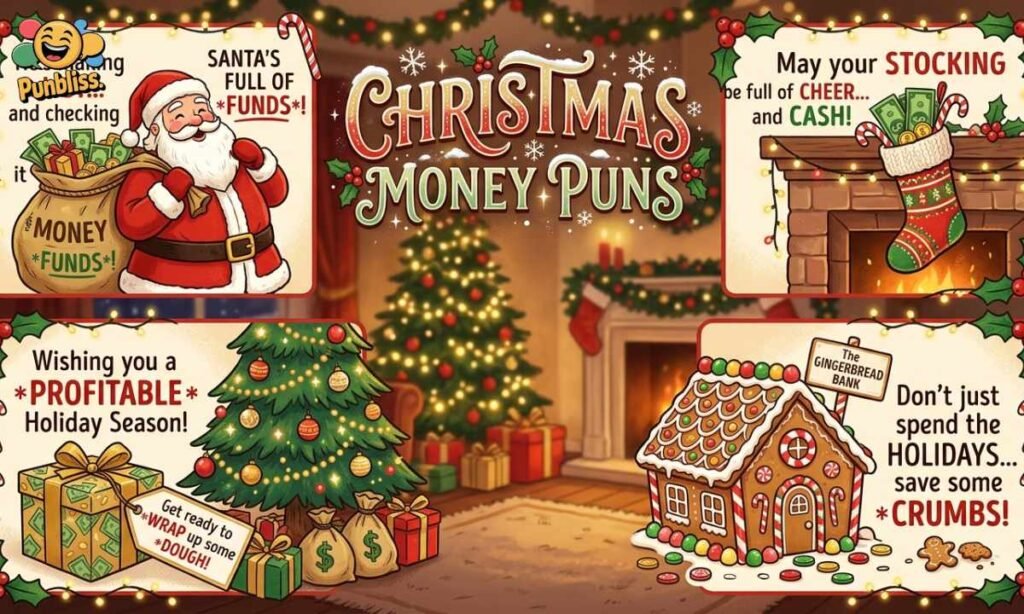 Christmas Money Puns