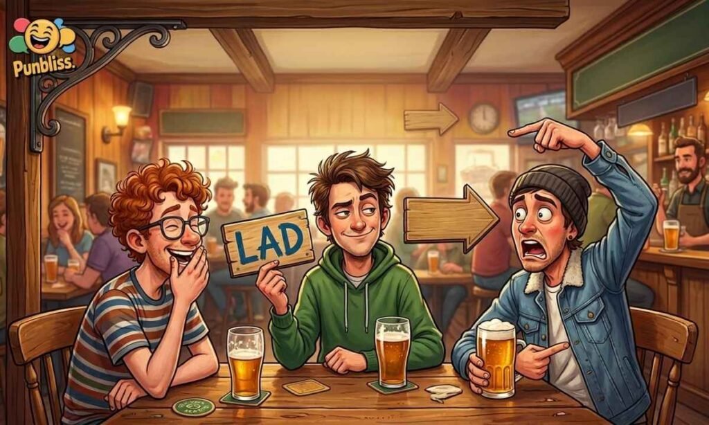Clever Don’t Even Joke Lad Wordplay