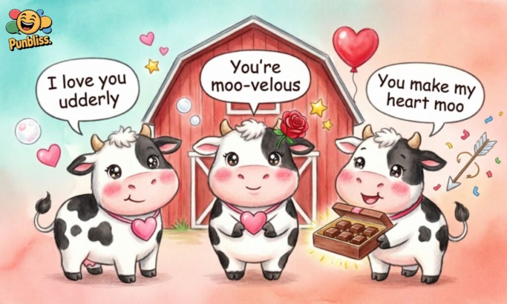 Cow Love Puns