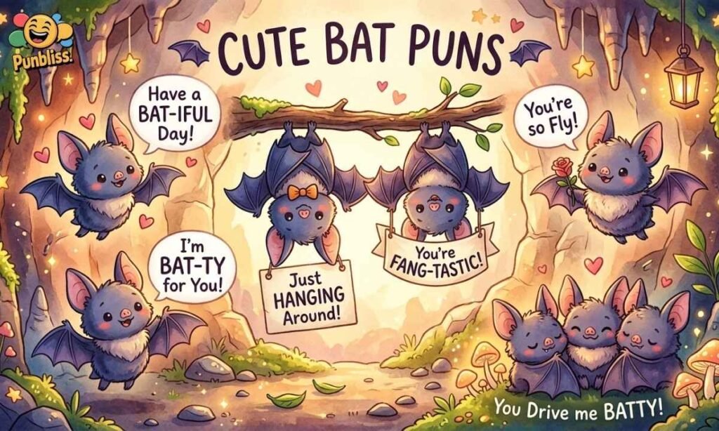 Cute Bat Puns