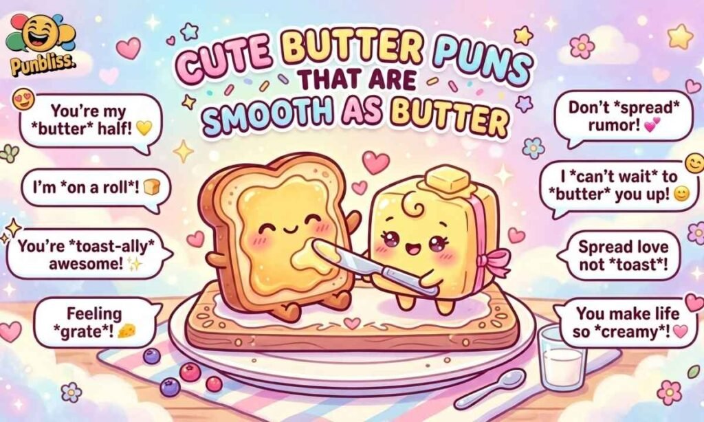 Cute Butter Puns That Are Smooth as Butter
