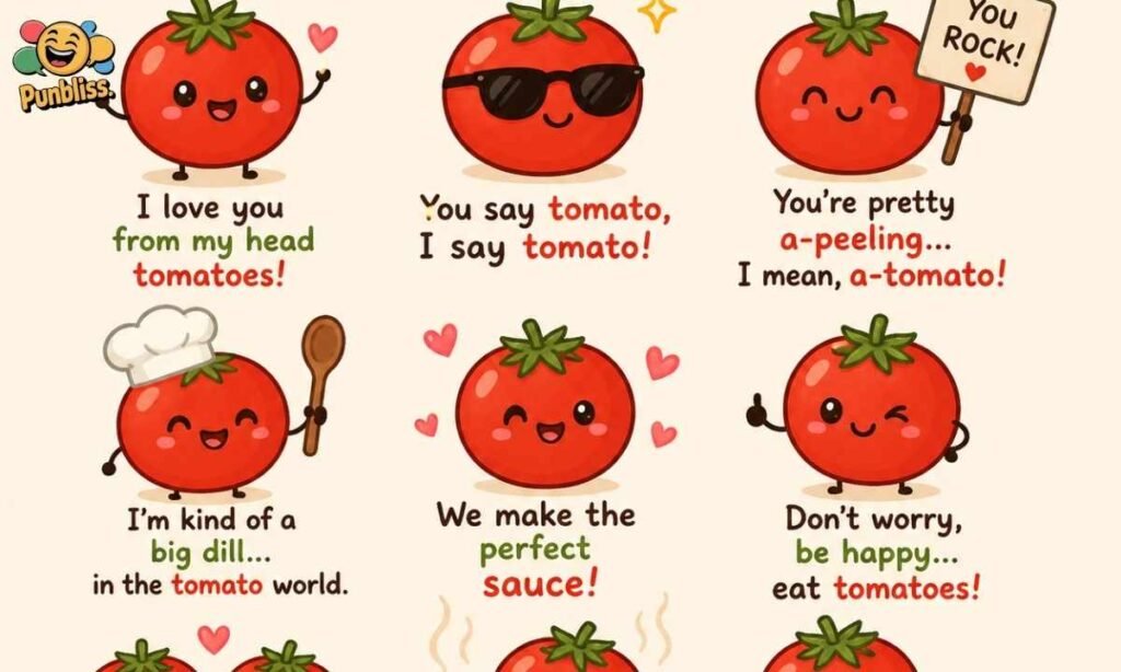 Cute Tomato Puns