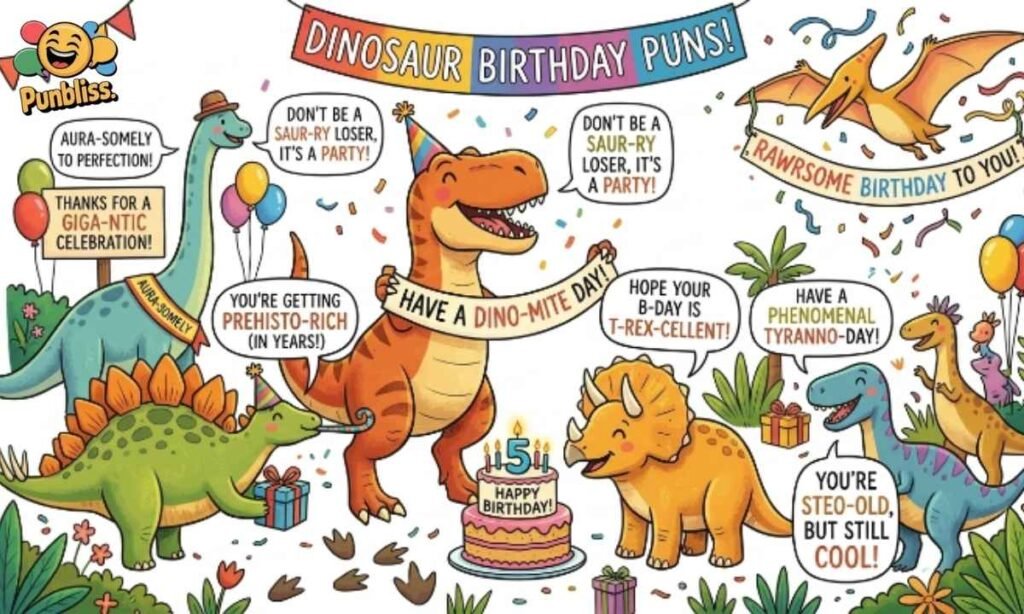 Dinosaur Birthday Puns