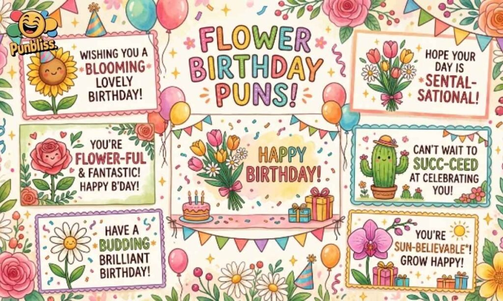 Flower Birthday Puns