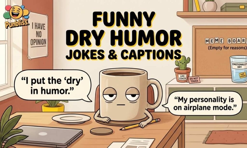 Funny Dry Humor Jokes and Captions
