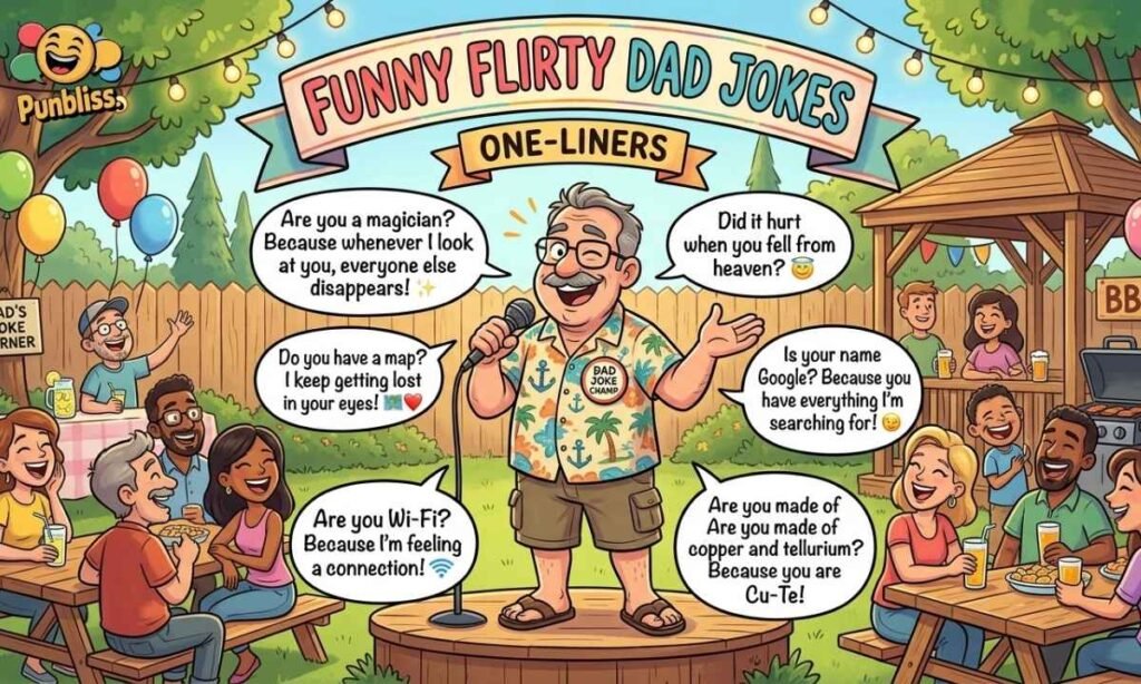 Funny Flirty Dad Jokes One Liners