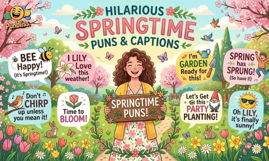 Hilarious Springtime Puns & Captions