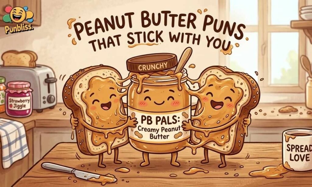 Peanut Butter Puns That Stick With You