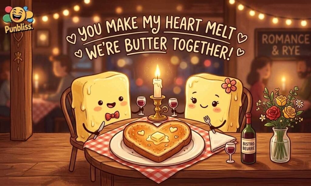 Romantic Butter Puns for Couples
