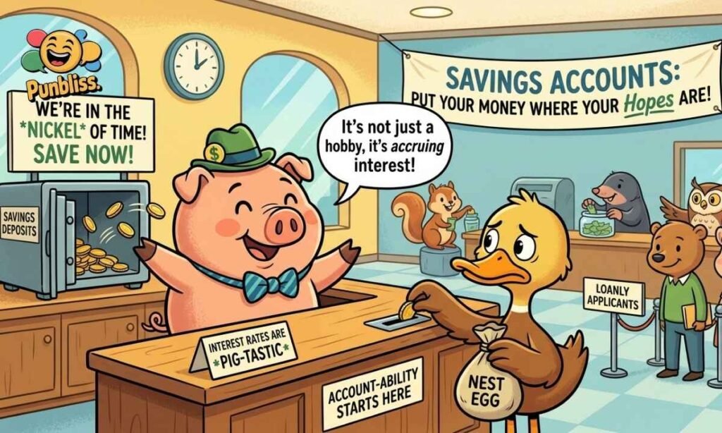 Savings Account Puns