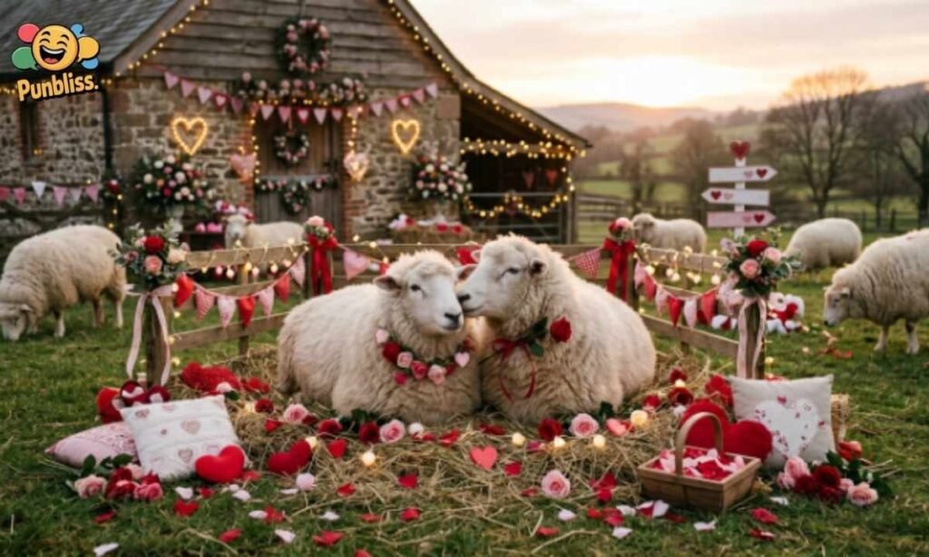 Sheep Valentine’s Day Puns