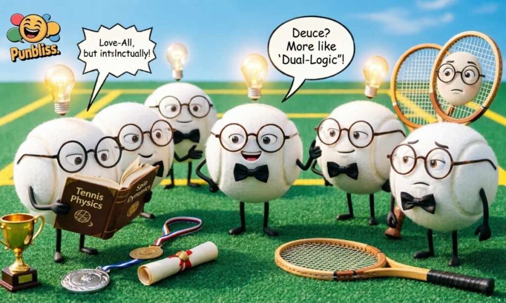 Clever Tennis Puns and Wordplay