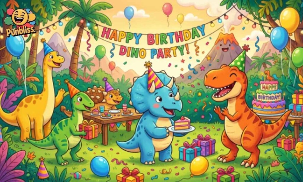 Dinosaur Birthday Puns and Party Ideas