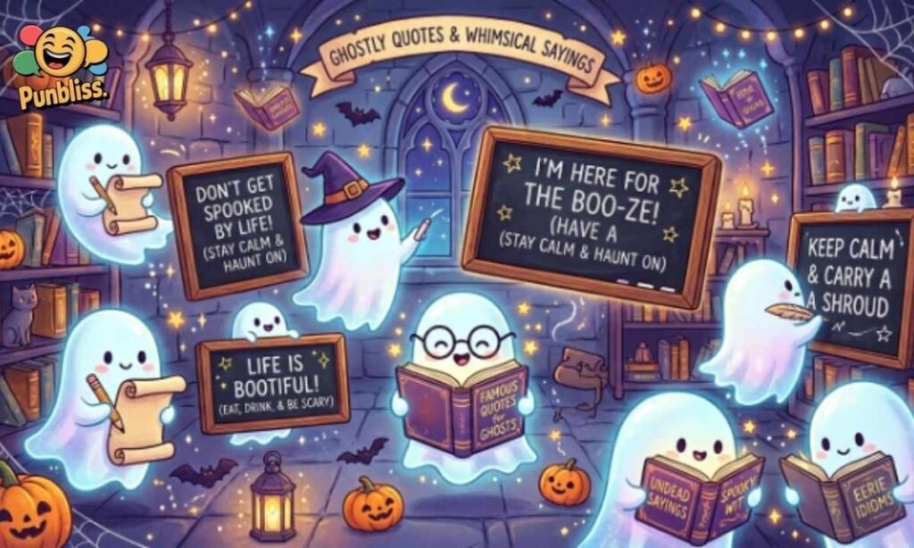 Famous Sayings and Quotes With a Ghost Twist