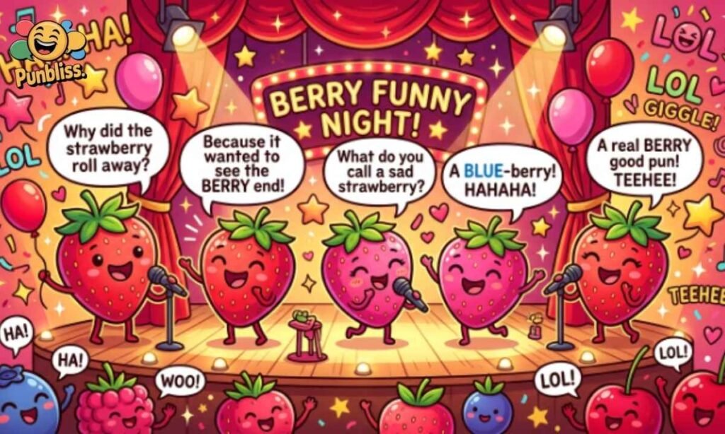 Funny Strawberry One-Liners and Short Puns