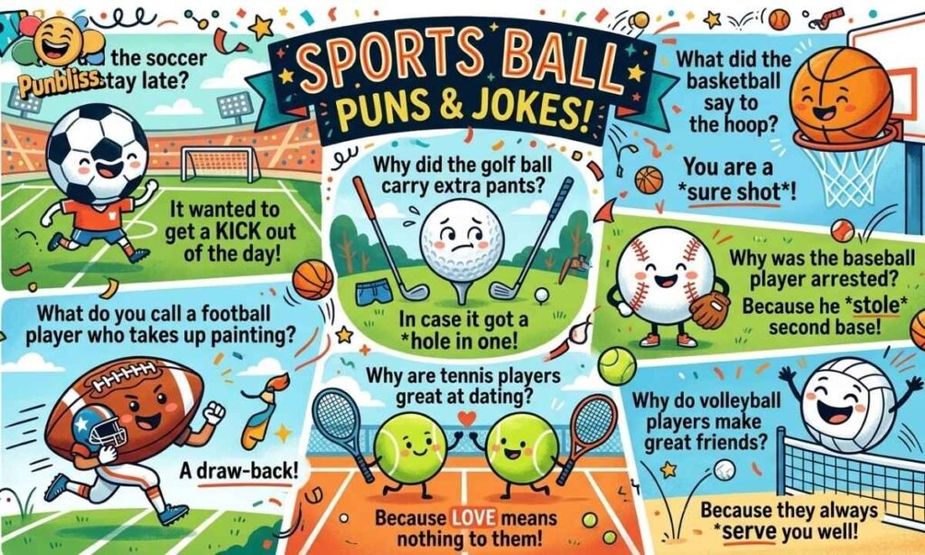 Sports Ball Puns and Jokes