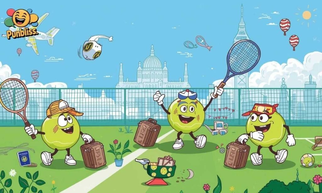 Tennis Puns for Travel, Vacations, and Tournaments