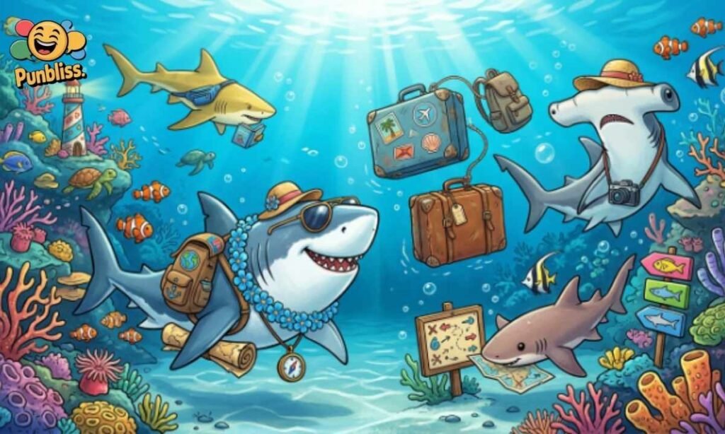 Travel Shark Puns