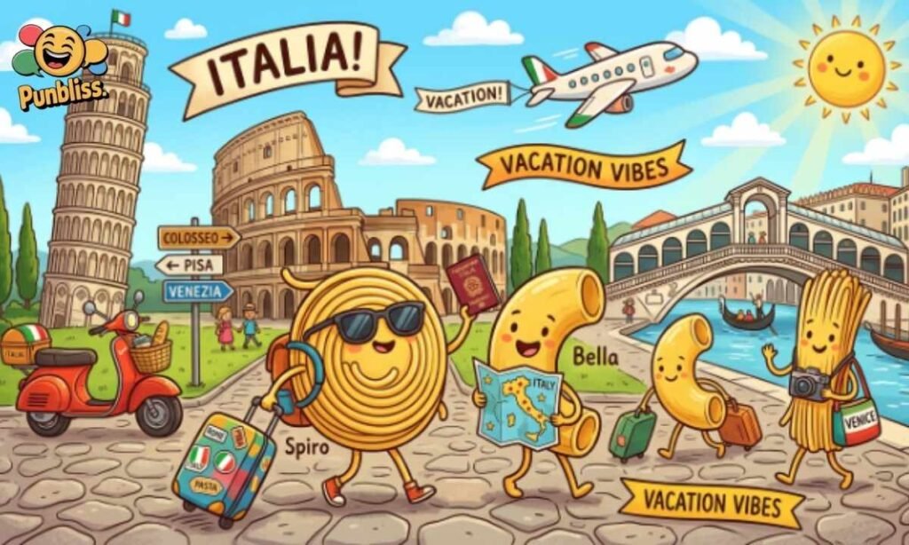Travel and Adventure-Themed Pasta Puns