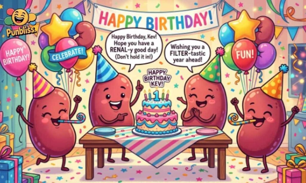 Funny Kidney-Themed Birthday Puns
