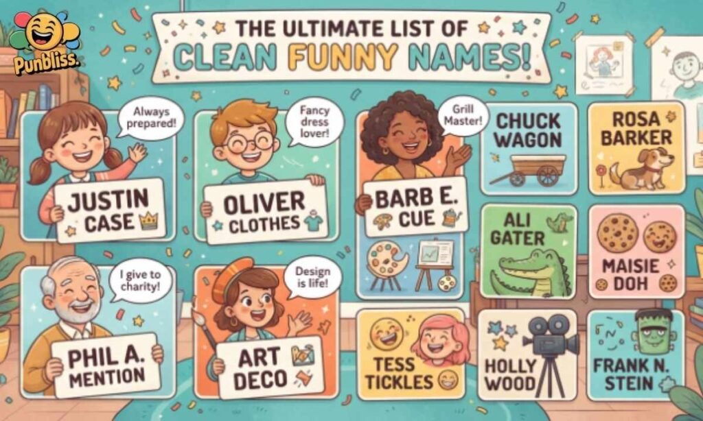 Clean Funny Names Like Ben Dover
