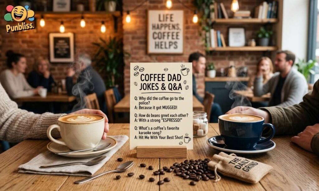 Coffee Dad Jokes and Q&A