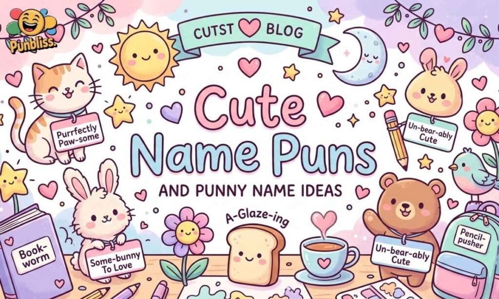 Cute Name Puns and Punny Name Ideas