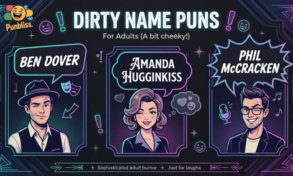 Dirty Name Puns for Adults