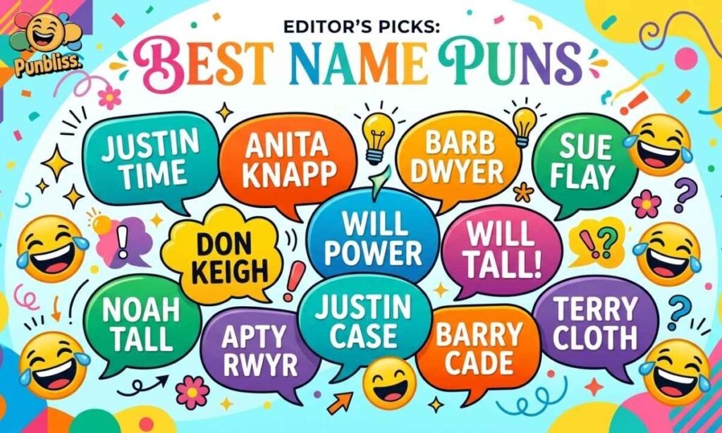Editor’s Picks Best Name Puns That Are Actually Funny