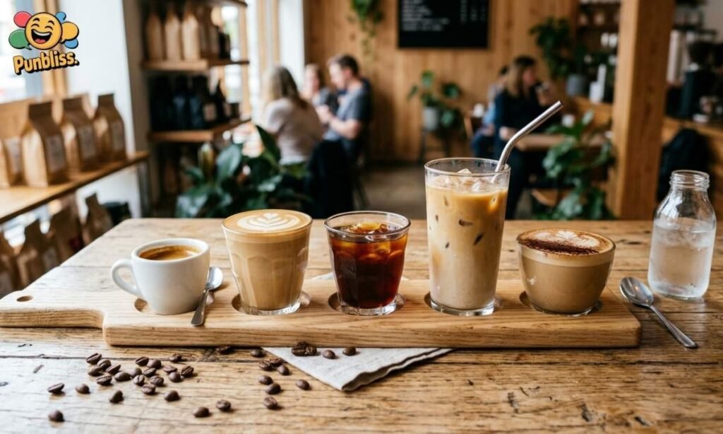 Espresso, Latte, and Cold Brew Puns