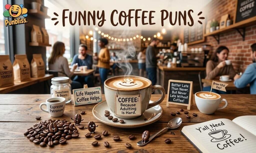 Funny Coffee Puns