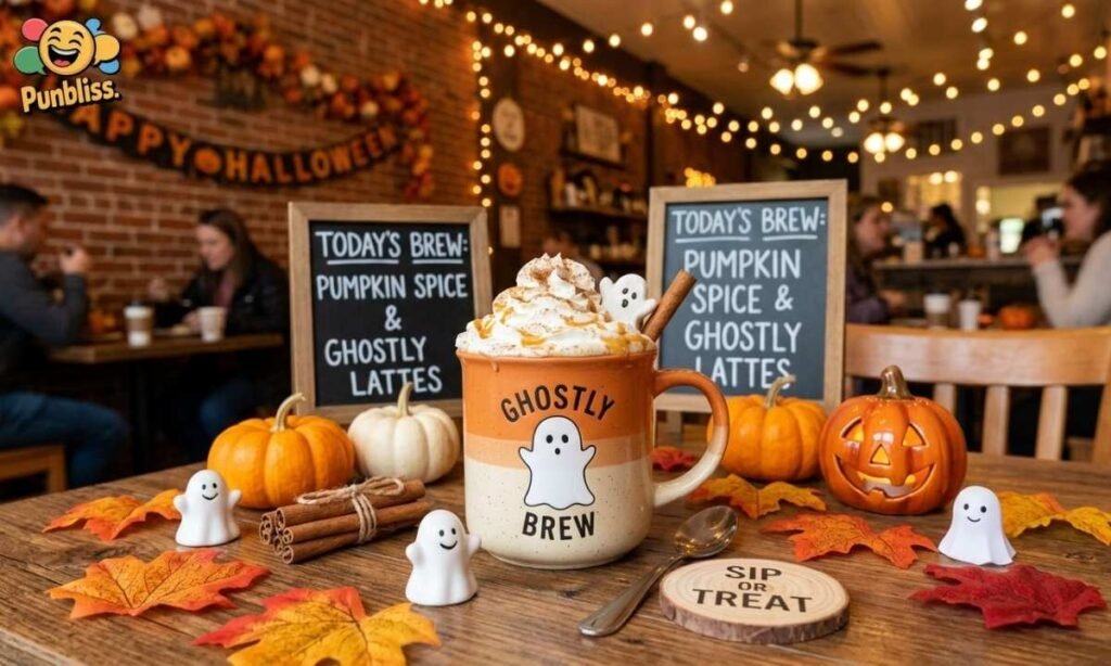 Halloween Coffee Puns
