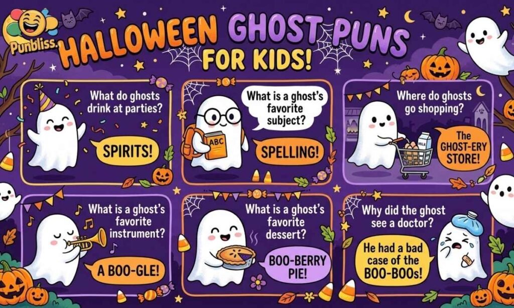 Halloween Ghost Puns for Kids