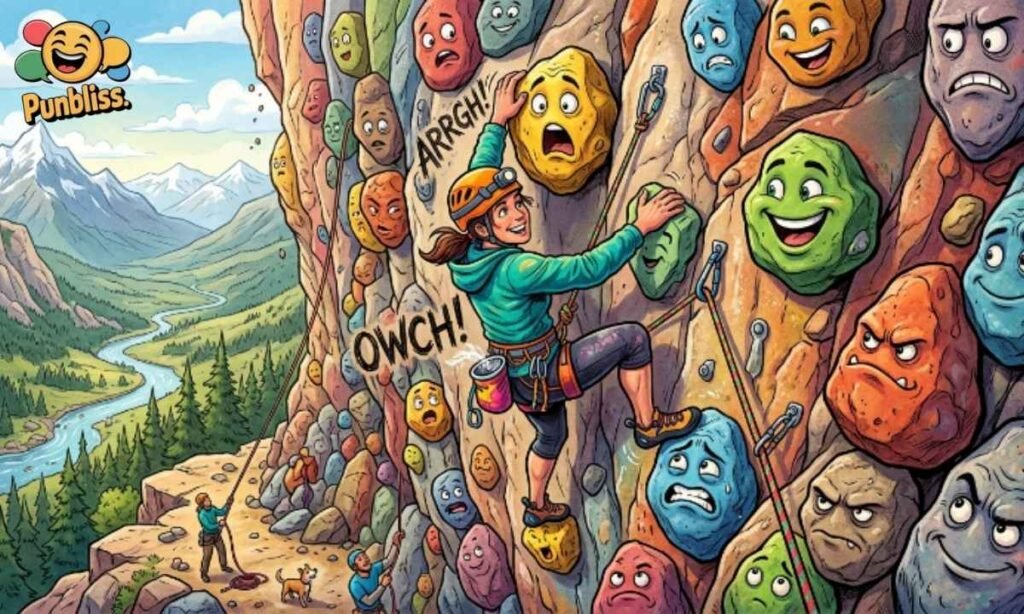 Rock Climbing Puns