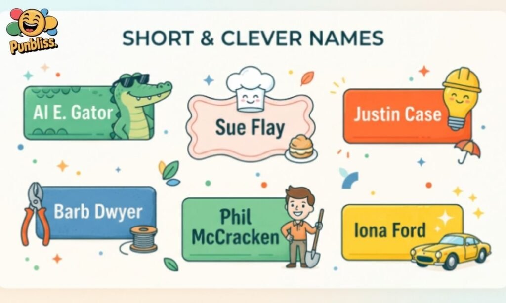 Short & Clever Names Like Ben Dover