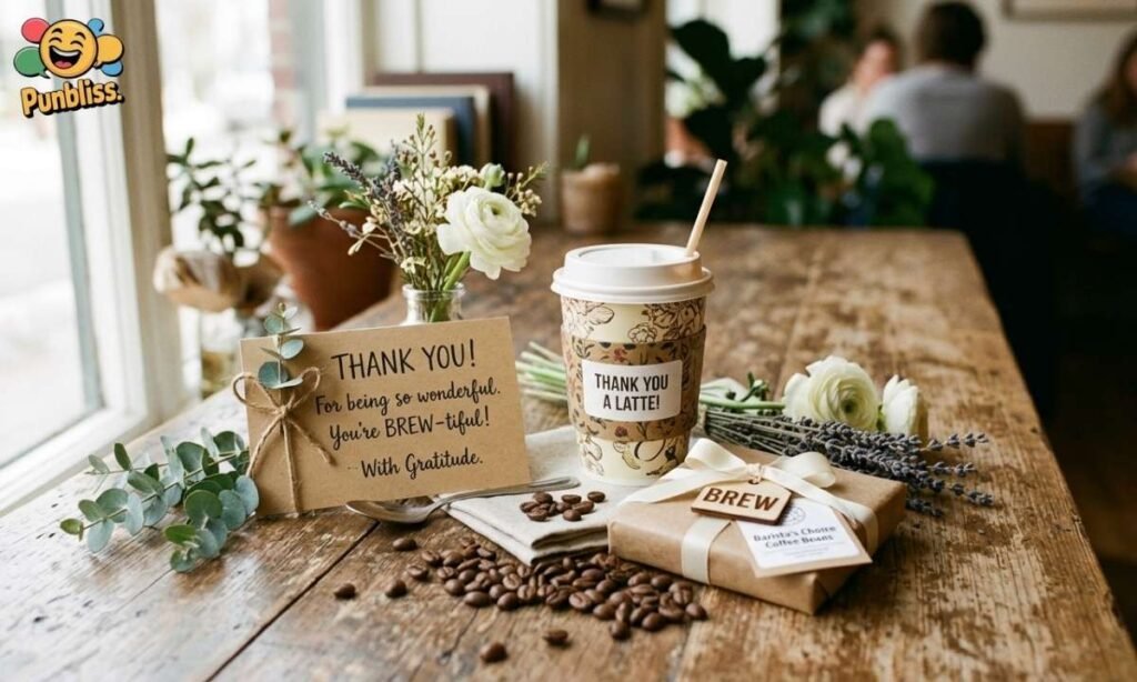 Thank You Coffee Puns and Appreciation Messages