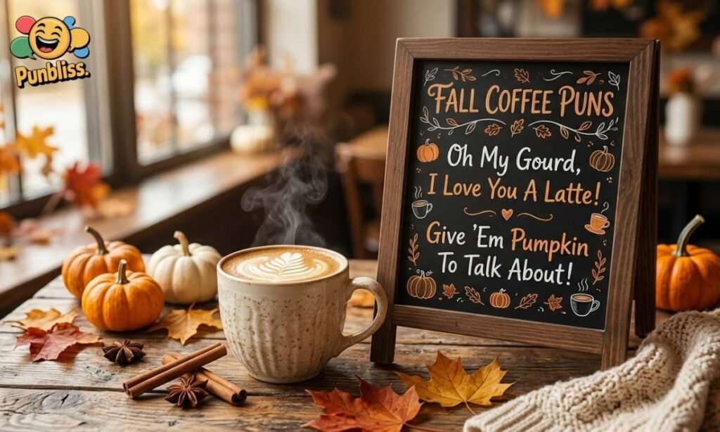 Fall Coffee Puns for Pumpkin Spice Lovers