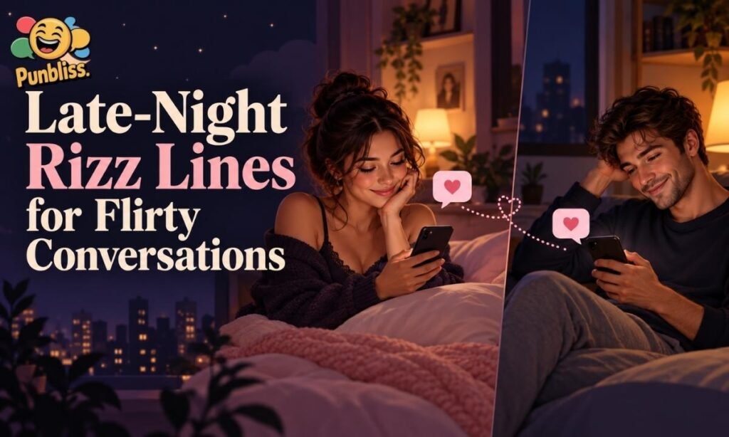Late-Night Rizz Lines for Flirty Conversations