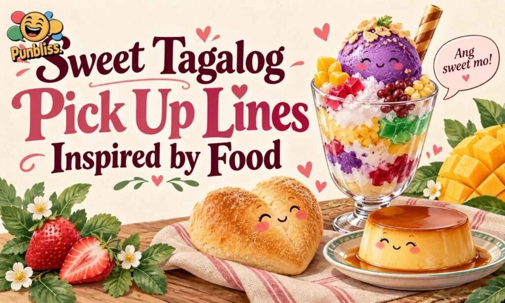 Sweet Tagalog Pick Up Lines Inspired by Food