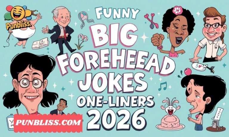 210+ Funny Big Forehead Jokes