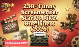 230+ Funny Screenwriter Starlet Jokes One-Liners (2026)