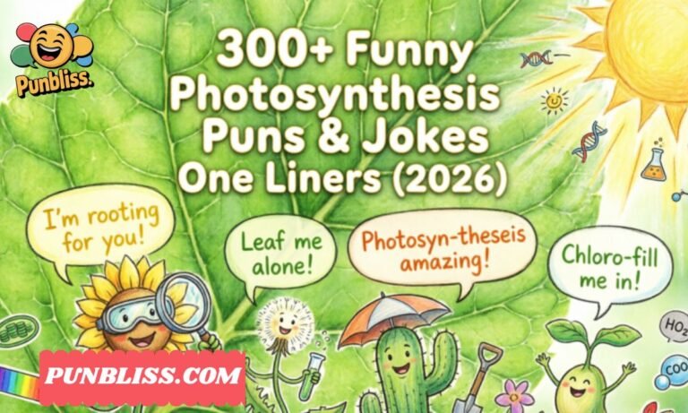 300+ Funny Photosynthesis Puns & Jokes One Liners (2026)