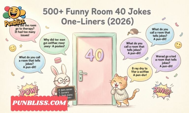 500+ Funny Room 40 Jokes One-Liners (2026)