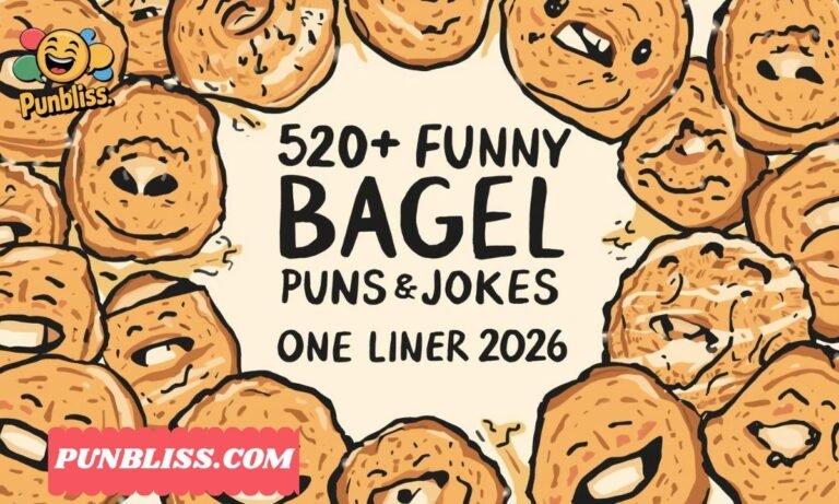520+ Funny Bagel Puns and Jokes One Liner (2026)