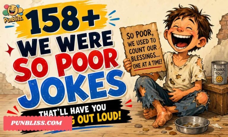 158+ We Were So Poor Jokes That’ll Have You Laughing Out Loud