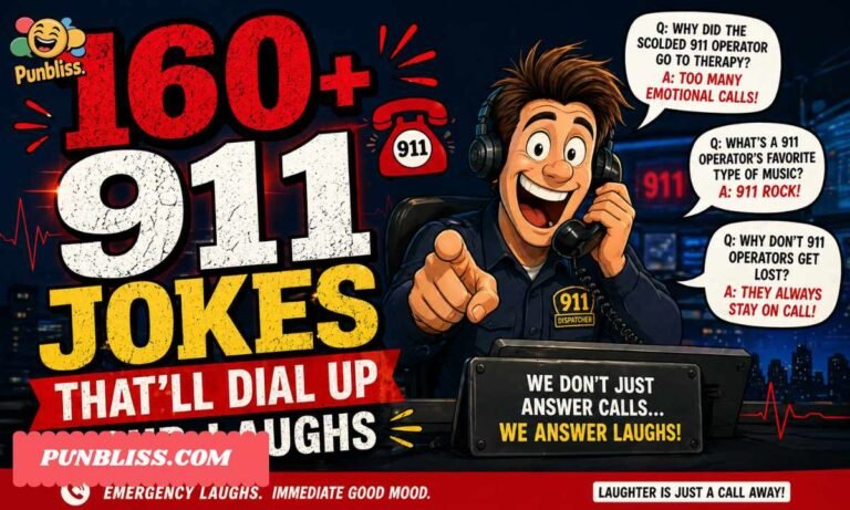 160+ 911 Jokes That’ll Dial Up Your Laughs