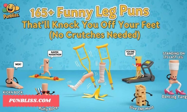 165+ Funny Leg Puns That’ll Knock You Off Your Feet (No Crutches Needed)