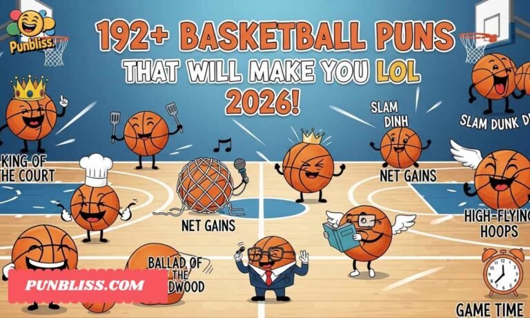 192+ Basketball Puns That Will Make You LOL 2026!