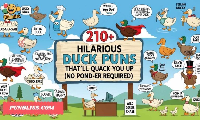 210+ Hilarious Duck Puns That’ll Quack You Up (No Pond-er Required)