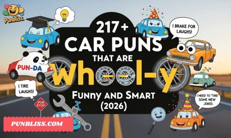 217+ Car Puns That Are Wheel-y Funny and Smart (2026)